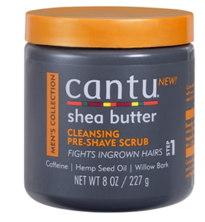 Cantu Men's Cleansing Pre-Shave Scrub 8oz