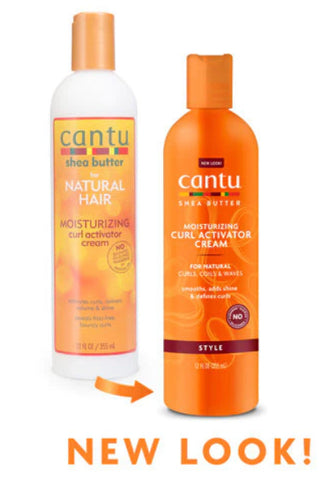 CANTU SHEA BUTTER NATURAL HAIR MOISTURIZING CURL ACTIVATOR CREAM 12oz