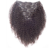 Brazilian Kinky Curly Clip-In Hair Extensions