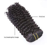 Brazilian Kinky Curly Clip-In Hair Extensions