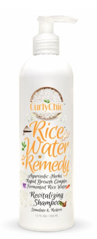 Curly Chic Rice Water Remedy Revitalizing Shampoo 12 Oz