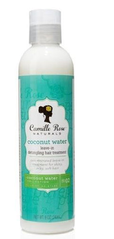 Camille Rose Naturals Coconut Water Leave In Hair Treatment 8 oz
