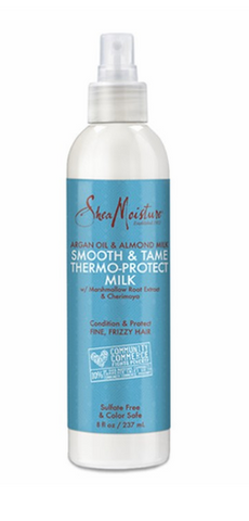 Shea Moisture Argan Oil & Almond Milk Smooth & Tame Thermo-Protect Milk 8 oz