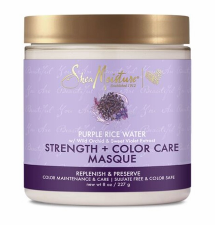 Shea Moisture Purple Rice Water Strength + Color Care Masque 8 oz