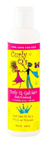Curly Q's Curly Q Gel-Les'c Curl Gel/Shine Serum-With Hold 8 Oz