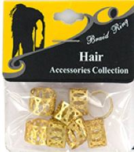 Hair Jewelry Rings 12 pcs