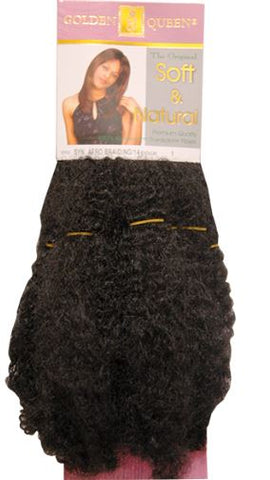Golden Queen Soft & Natural Afro Braiding Hair 14"