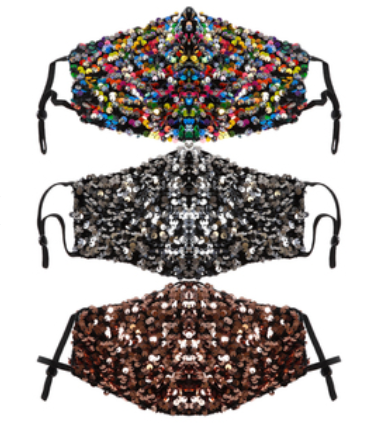 Large Sequin Face Mask Assorted