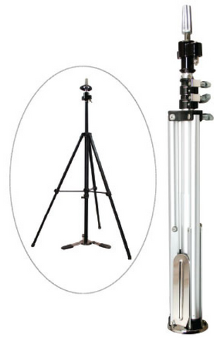 Mannequin Tripod Holder with Stabilizing Pedal