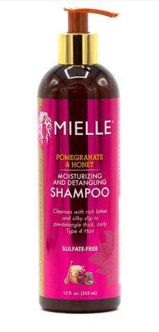 Mielle Organics Pomegranate & Honey Moisturizing & Detangling Shampoo 12 oz