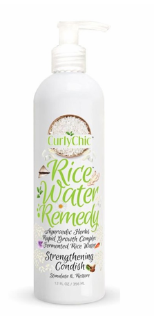 Curly Chic Rice Water Remedy Strengthening Condish 12 oz
