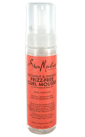 Shea Moisture Coconut & Hibiscus Hold & Shine Frizz Free Curl  Mousse
