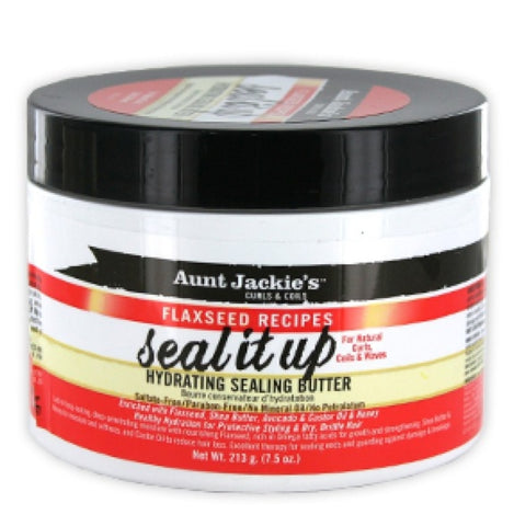 Aunt Jackie's Flaxseed Seal It Up Hydrating Sealing Butter 7.5 oz