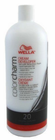 Wella Color Charm Cream Developer Volume 20 + 40, 32oz