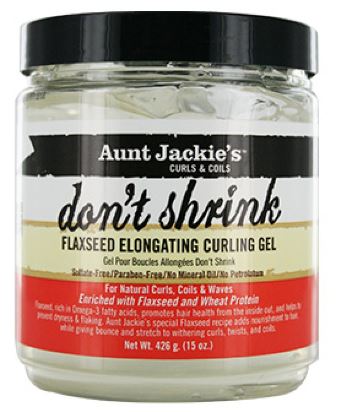 Aunt Jackie's Don't Shrink Flaxseed Elongating Curling Gel 15 oz