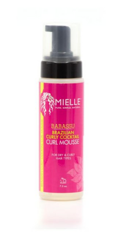 Mielle Organics Brazilian Curly Coktail Curl Mousse With Babassu Oil 7.5 oz