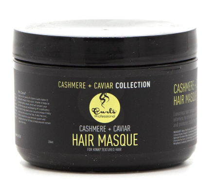 Curls Cashmere + Caviar Hair Masque For Kinky Textured Hair 8 Oz