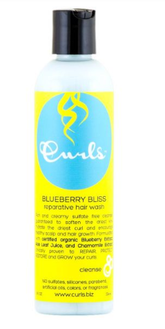 Curls Blueberry Bliss Reparative Hair Wash 8 Oz