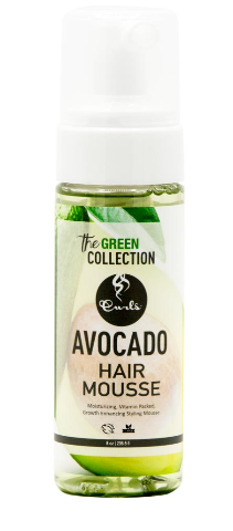 Curls The Green Collection Avocado Hair Mousse 8 Oz