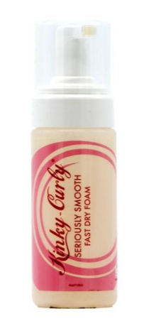 Kinky-Curly Seriously Smooth Fast Dry Foam 4 Oz