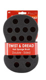 KIM & C Twist & Dread Sponge Brush [Double Sided] 🍁