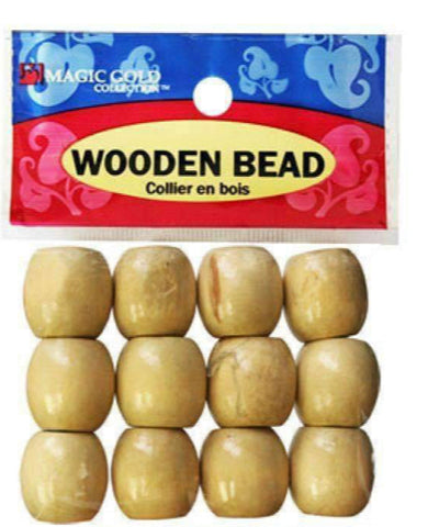 Magic Gold Wooden Beads - Large