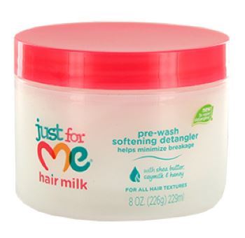 Just For Me Hair Milk Pre-Wash Softening Detangler 8 oz