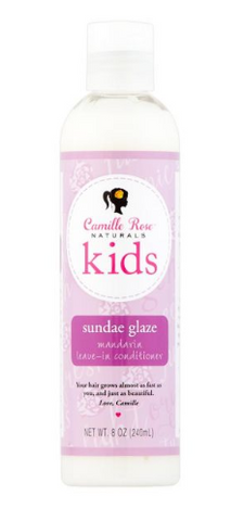 Camille Rose Kids Sundae Glaze Mandarin Leave-In Conditioner 8 Oz