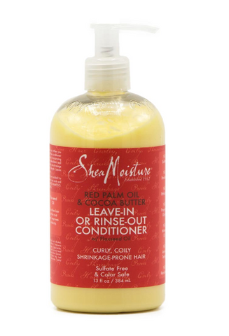 Shea Moisture Red Palm Oil & Cocoa Butter Leave-in or Rinse-out Conditioner 13.5 oz