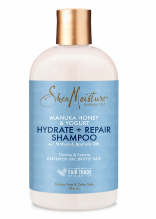 Shea Moisture Manuka Honey & Yogurt Hydrate + Repair Shampoo 13 oz