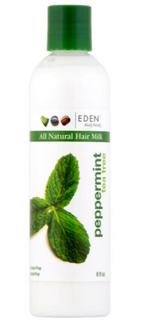Eden Bodyworks Peppermint Tea Tree All Natural Hair Milk 8 Oz