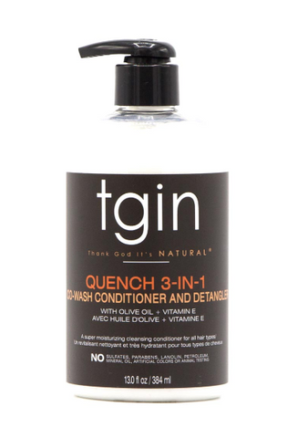 Tgin Quench 3-in-1 Co-wash Conditioner and Detangler 13 oz