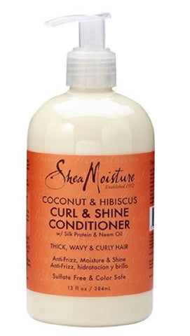 Shea Moisture Coconut & Hibiscus Curl & Shine Conditioner 13 oz