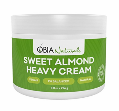 Obia Naturals Sweet Almond Heavy Cream 8 oz